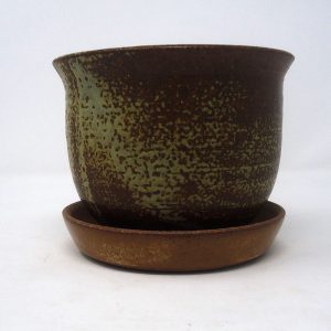 KC Ceramic pot matt brown (s)