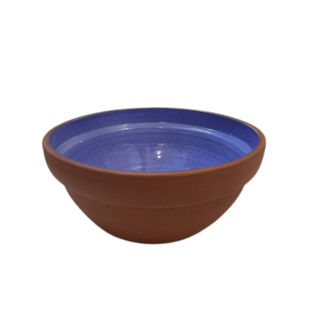 Ceramic glazed bowl planter